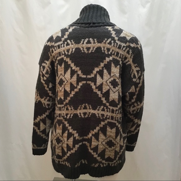 🆕NWOT Tribal Jacquard Overpiece Open Cardigan - Picture 10 of 16